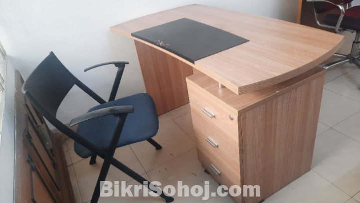 Office table with chair